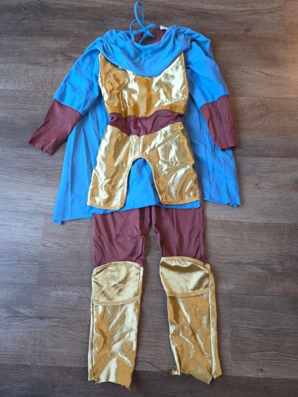Vintage 90s Disney Hunchback of Notre Dame Pheobus Halloween Costume size 4-6